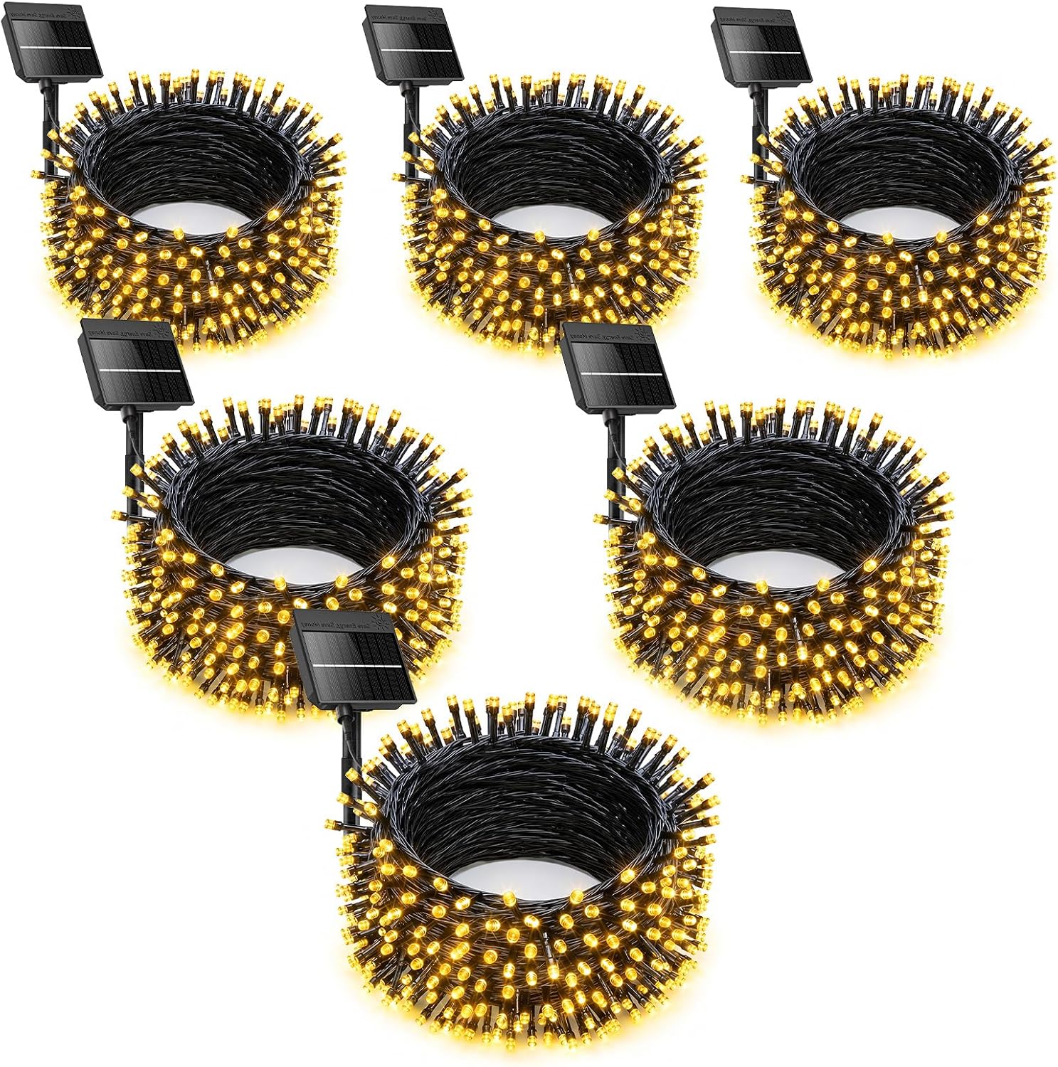 Lighting - Conjunto de 6 luzes de Natal