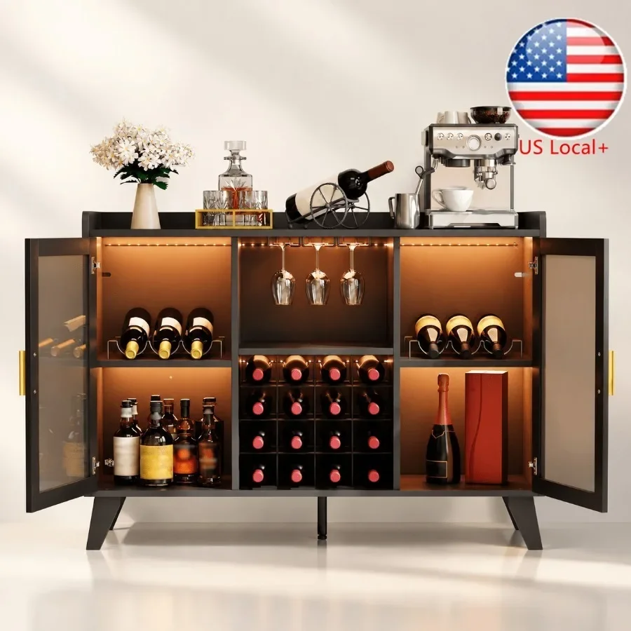 Storage & Organization - Armário de bar com luzes LED
