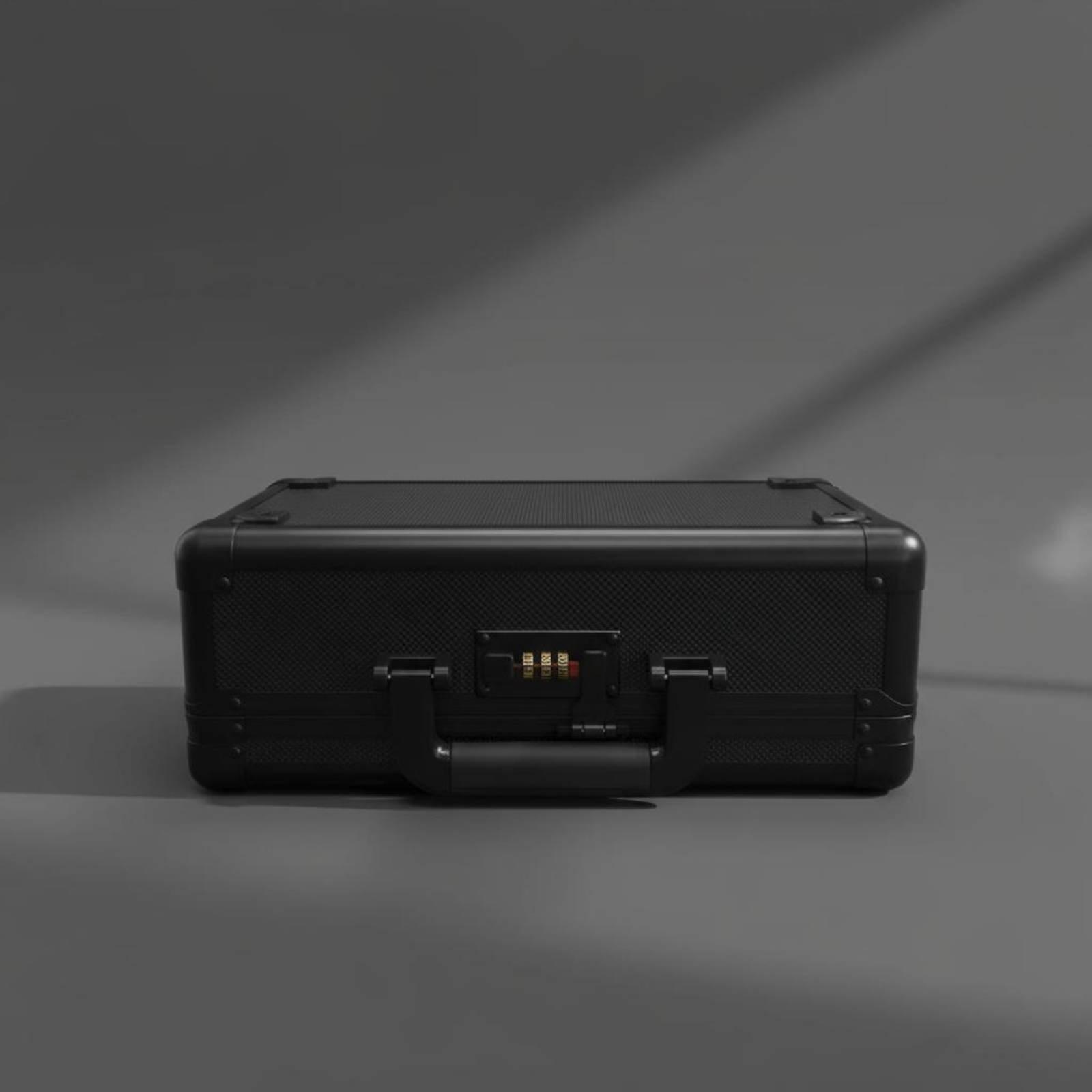 Storage & Organization - Recipiente para cartões com fechadura, alça