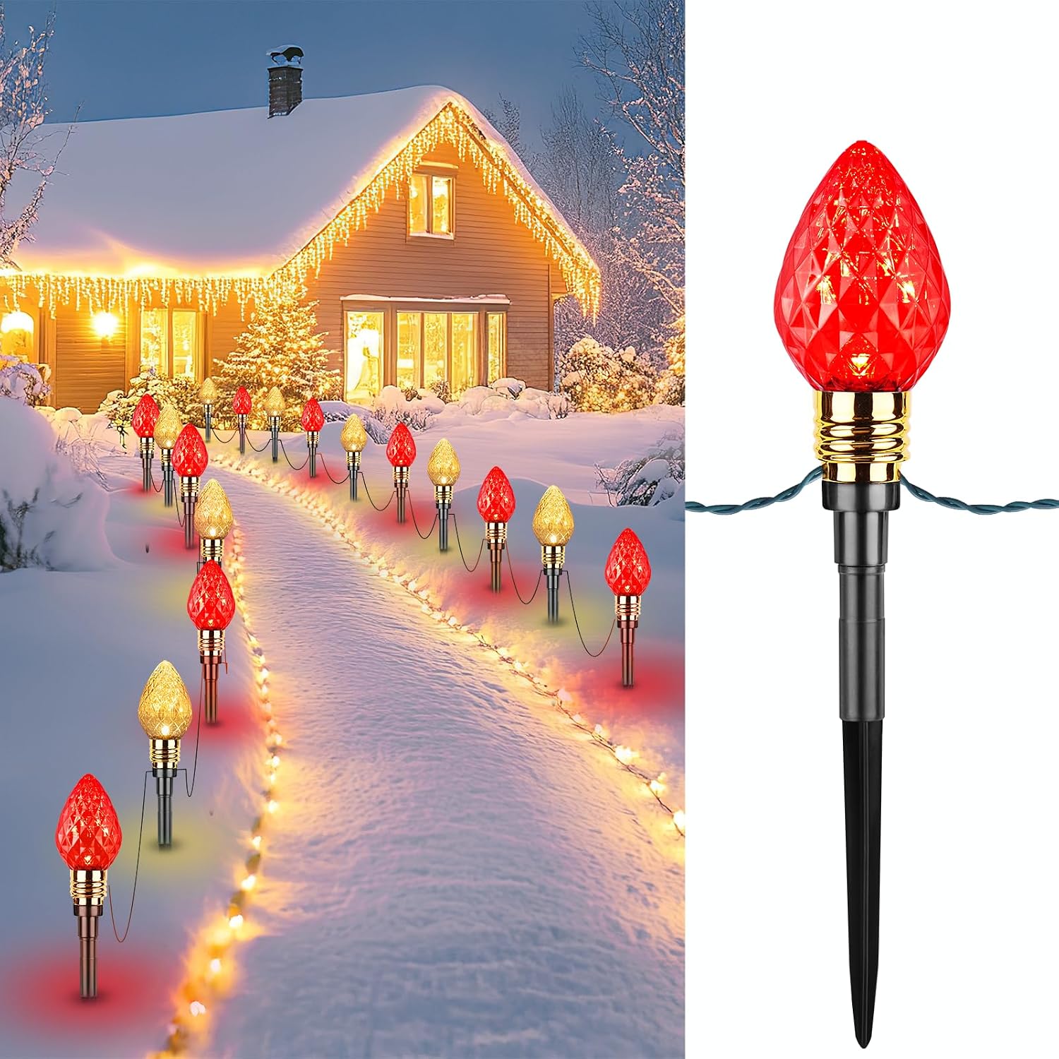 Lighting - Luzes de Natal para caminhos, para