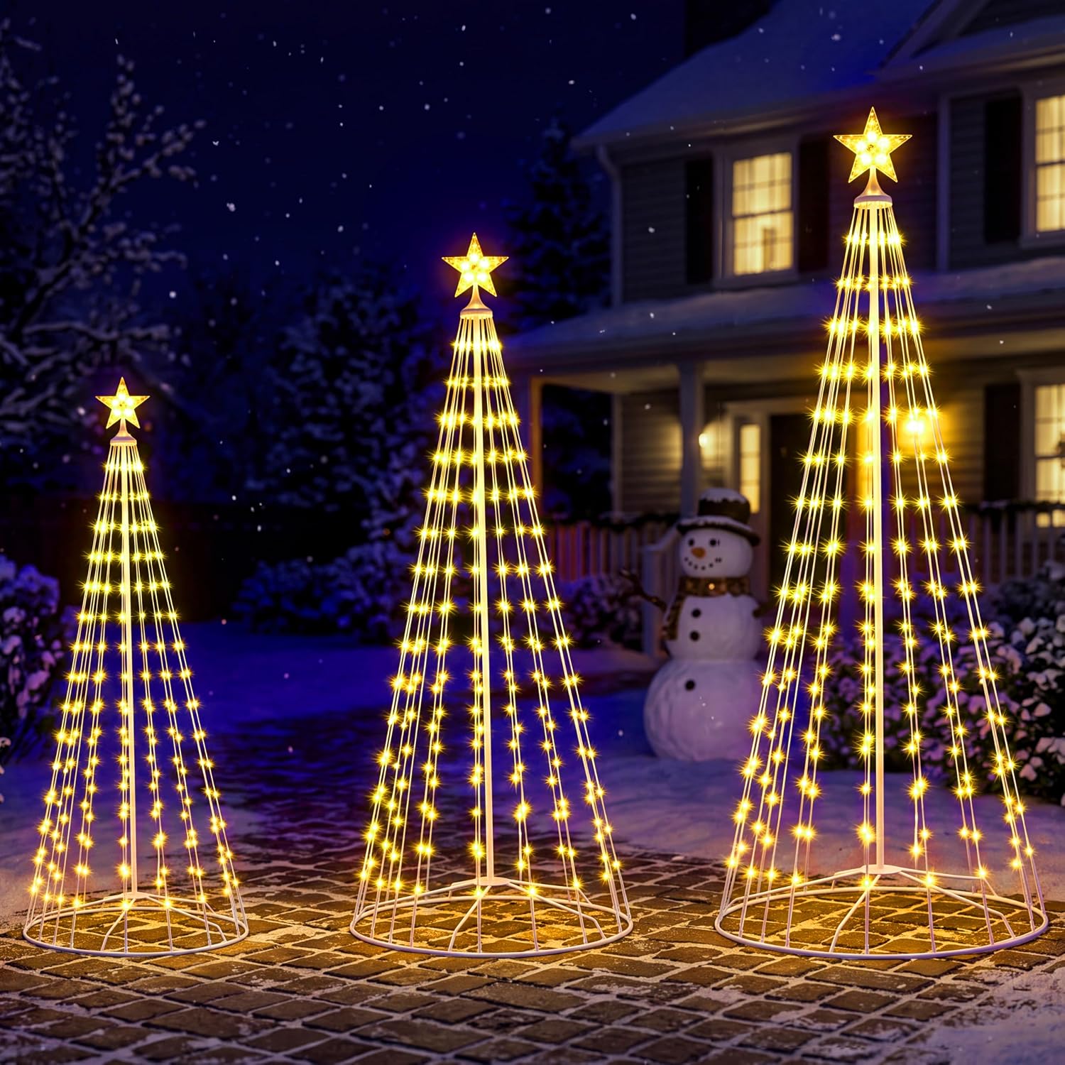 Lighting - Conjunto de 3 luzes de Natal