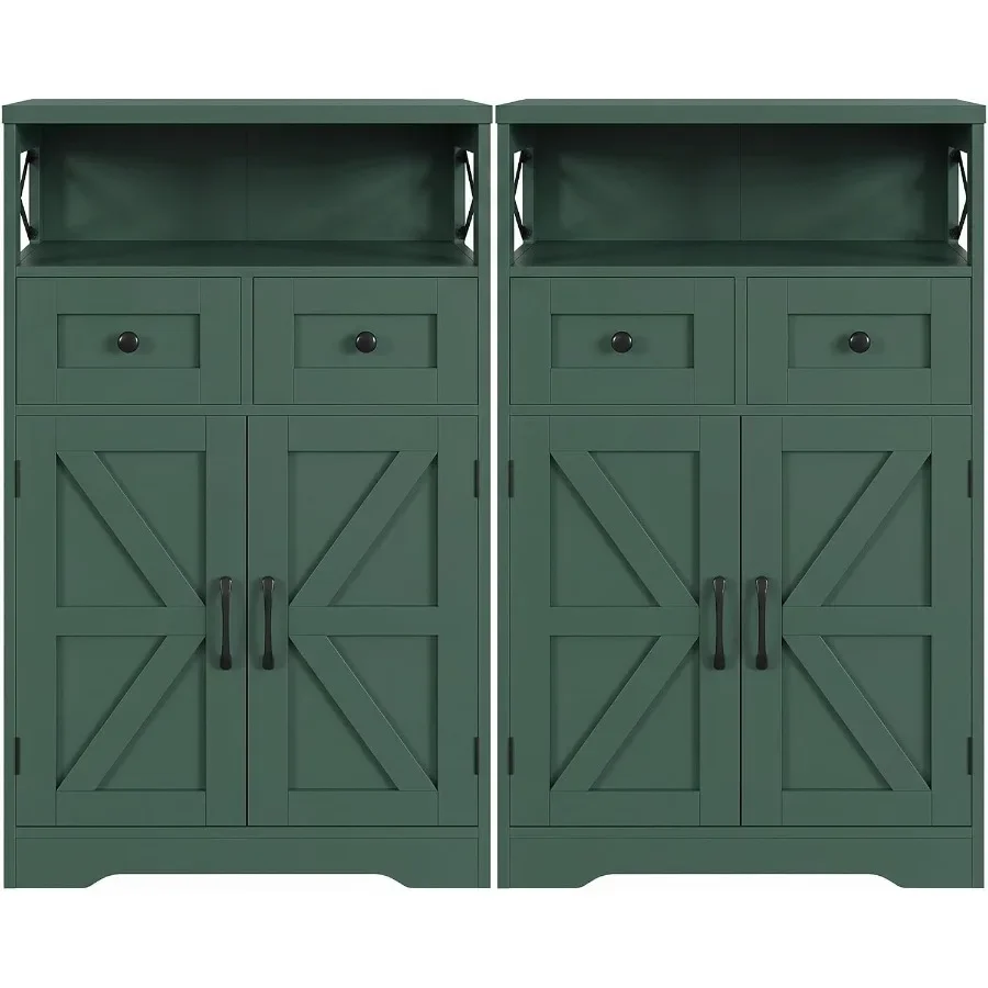 Kitchen - Conjunto de 2 armários de armazenamento