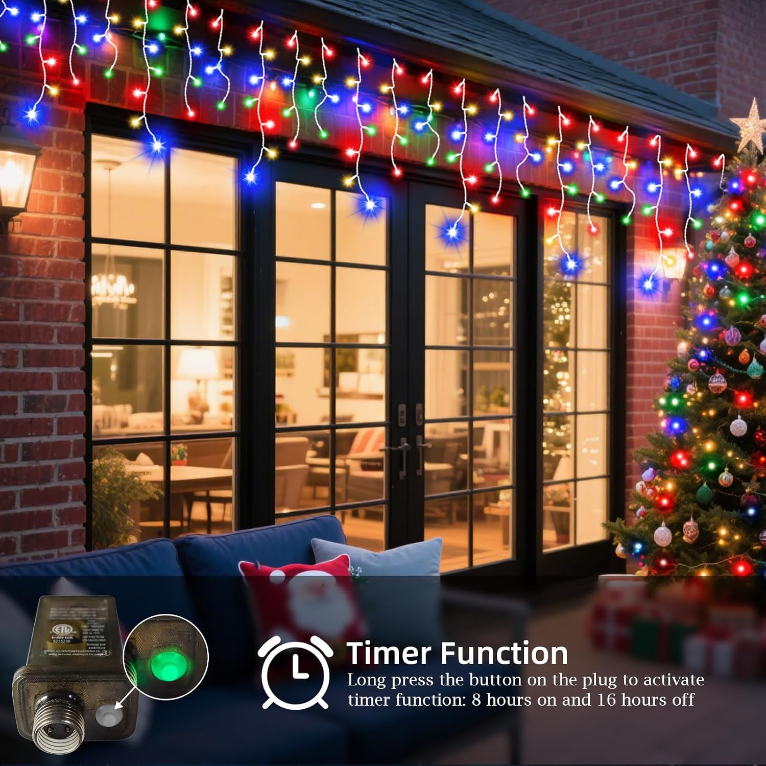 1280 luzes de Natal em formato - Lighting avaliação e preço