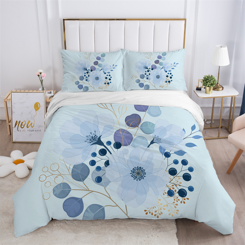 Flor rústica branco conjunto d - Aesthetic Floral Duvet Cover avaliação e preço