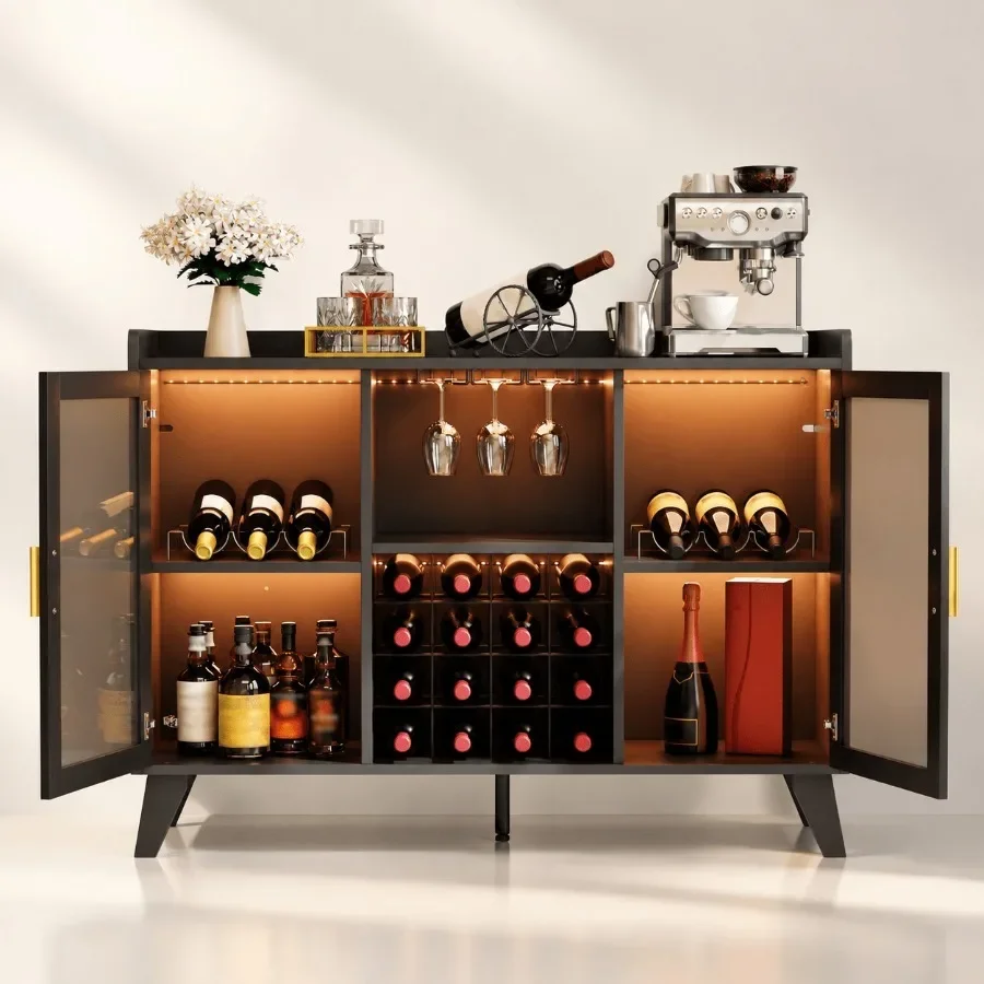 Armário de bar com luzes LED p - Storage & Organization avaliação e preço