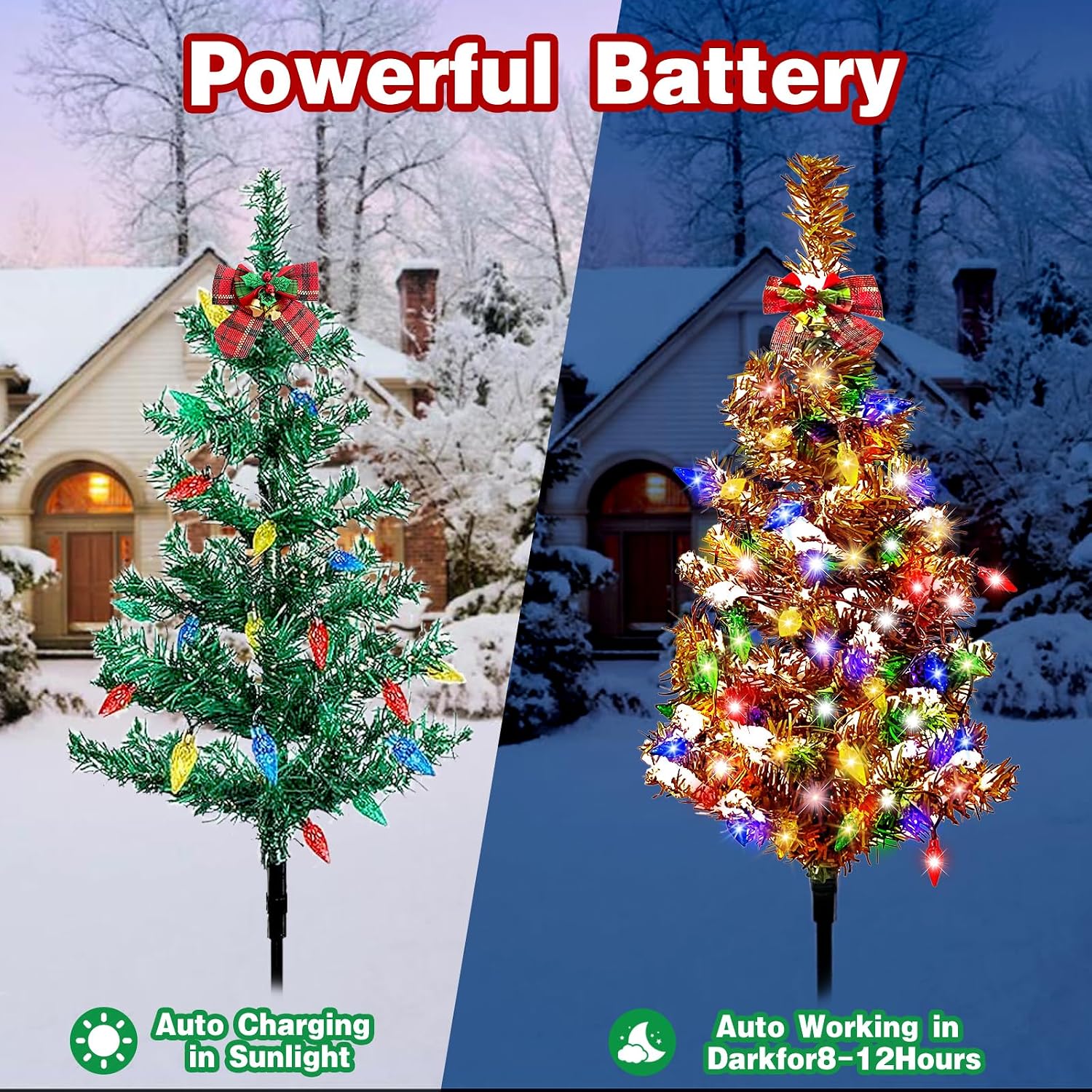 Árvores de Natal solares para  - Lighting avaliação e preço