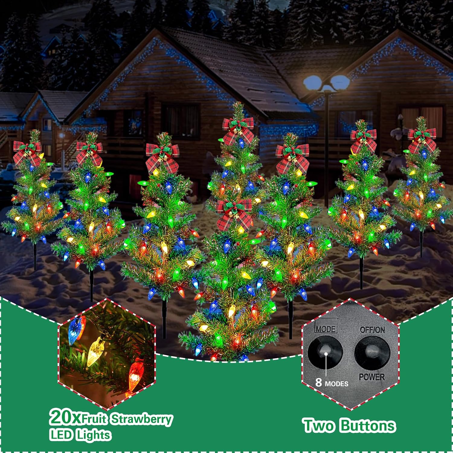 Árvores de Natal solares para  - Lighting avaliação e preço