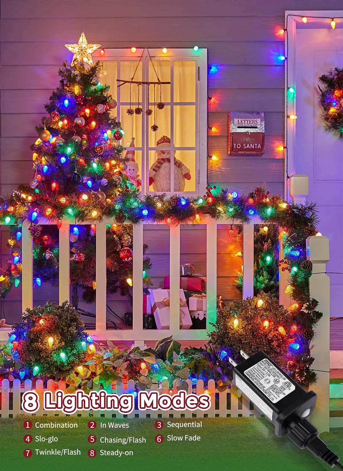 Luzes de Natal C9 para uso ext - Lighting avaliação e preço