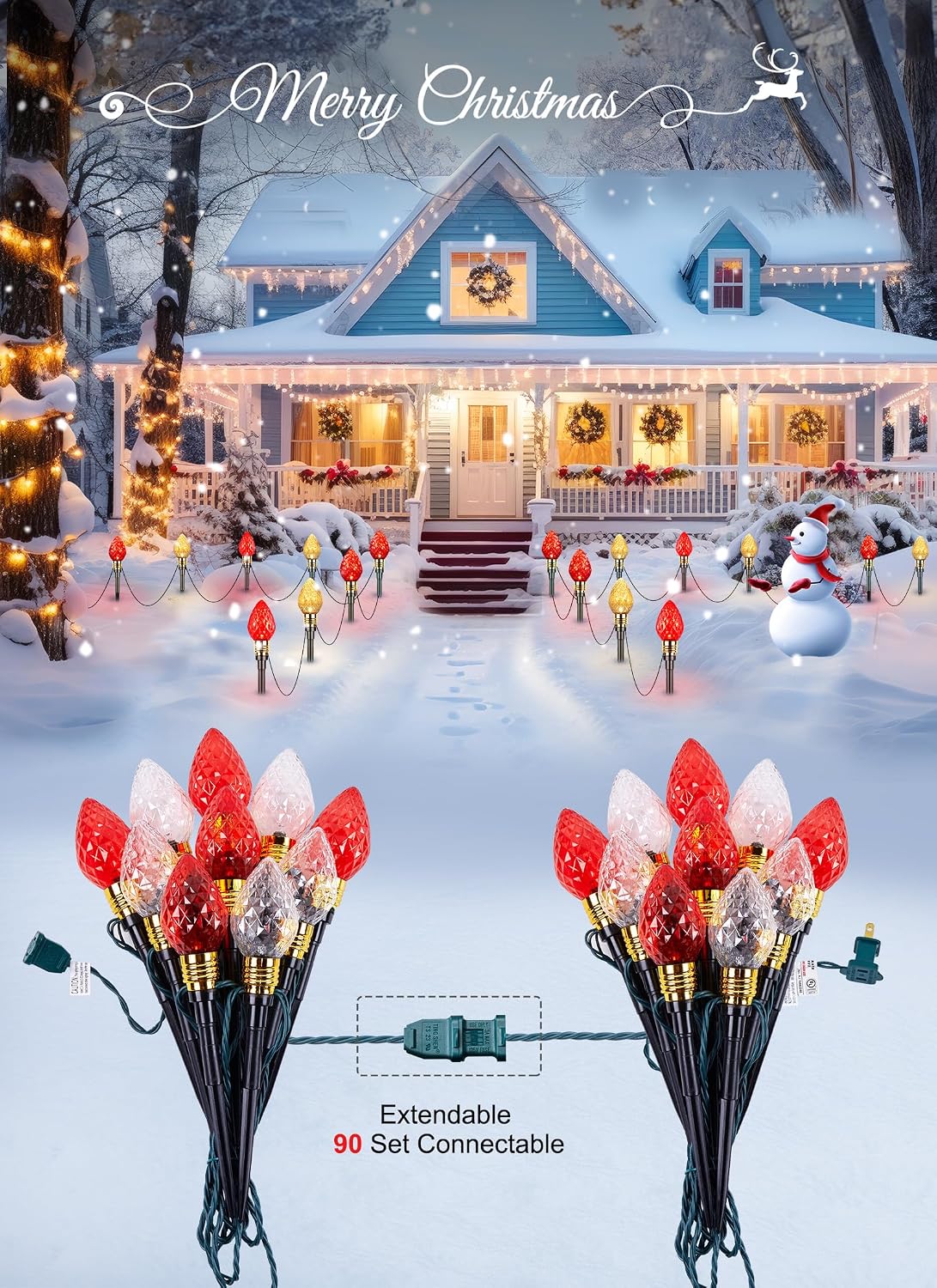 Luzes de Natal para caminhos,  - Lighting avaliação e preço
