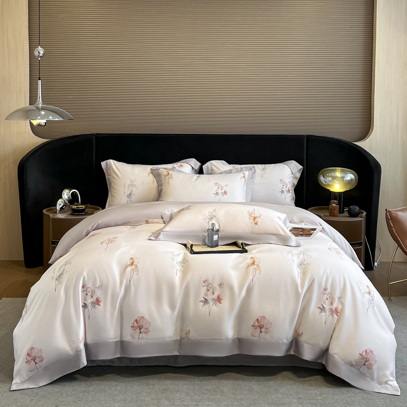 Conjunto de Cama com Estampa F - Aesthetic Floral Duvet Cover avaliação e preço
