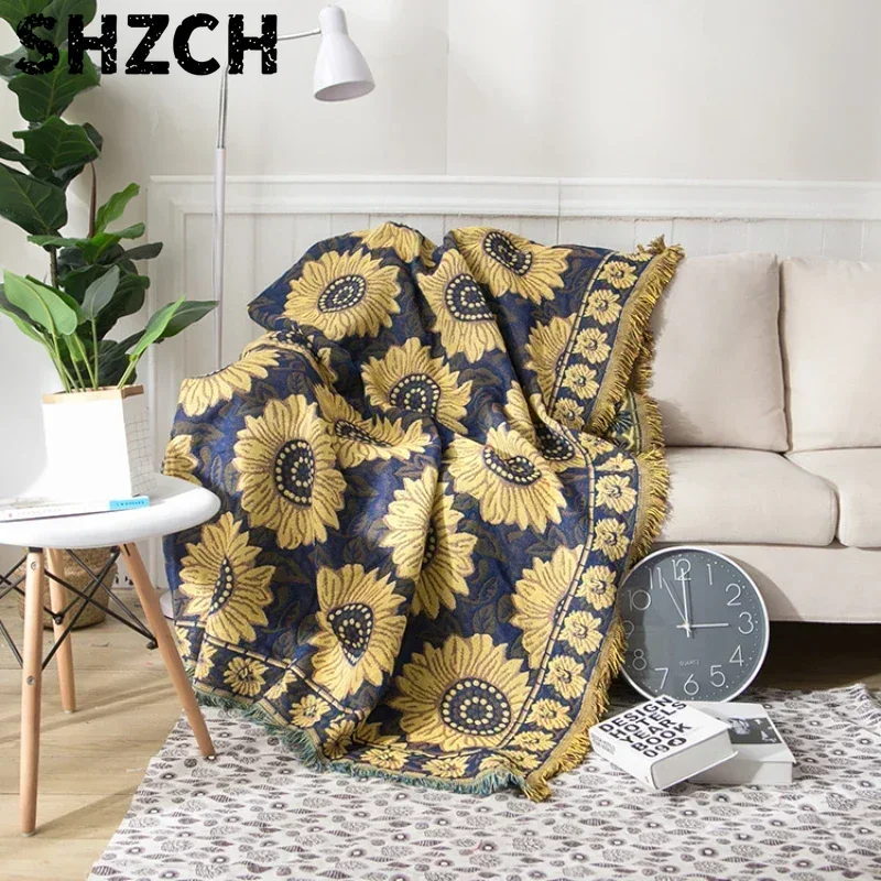 Manta de tecido com padrão de  - Boho Throw Blanket Fringe avaliação e preço