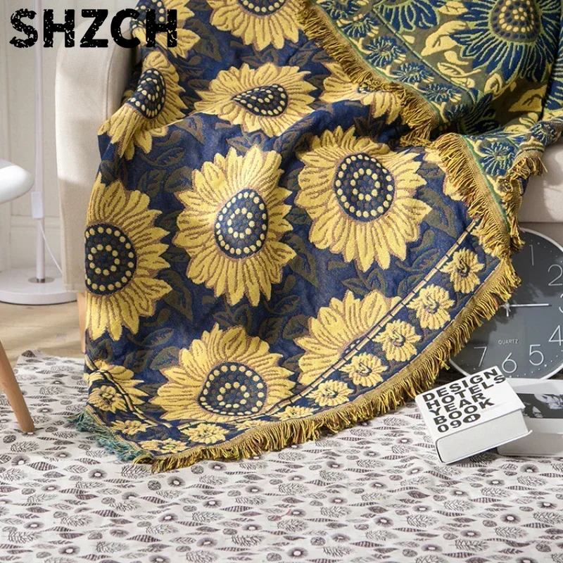 Manta de tecido com padrão de  - Boho Throw Blanket Fringe avaliação e preço